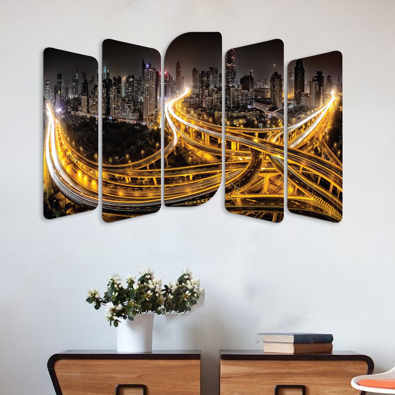 TABLEAU MODERNE MODE NIGHT TURQUE 150X100 CM ( لوحة  تركية)