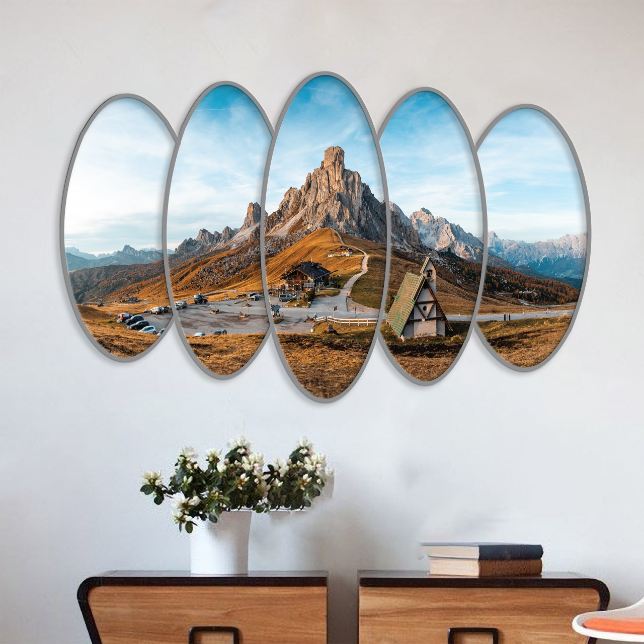 TABLEAU MODERNE MOUNTAIN TURQUE 120X80 CM (لوحة جدارية تركية من النوع الممتاز)