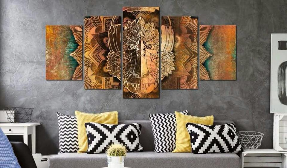 TABLEAU ABSTRAIT 150X100 CM ( لوحة تركية)